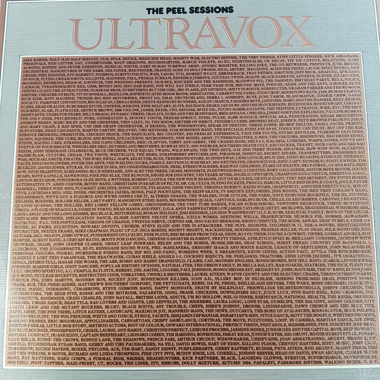 ULTRAVOX - THE PEEL SESSIONS (12") (New VINYL 1987 UK M-/M-)